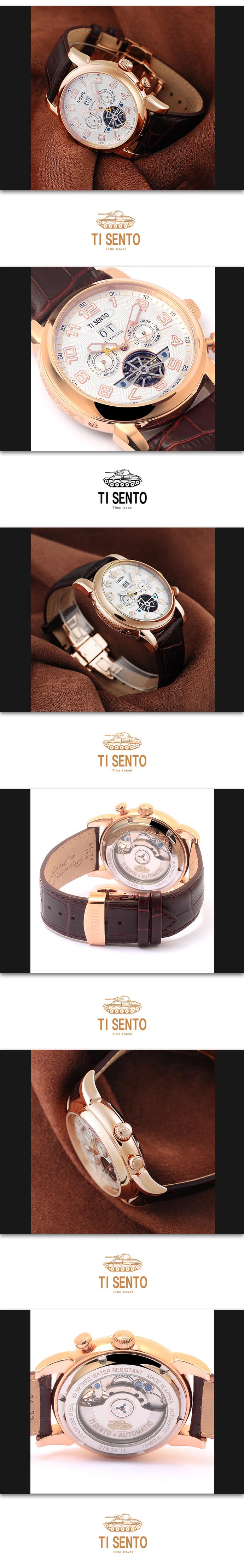 ساعت مچی مردانه تی سنتو TS50031RGW_DATE
