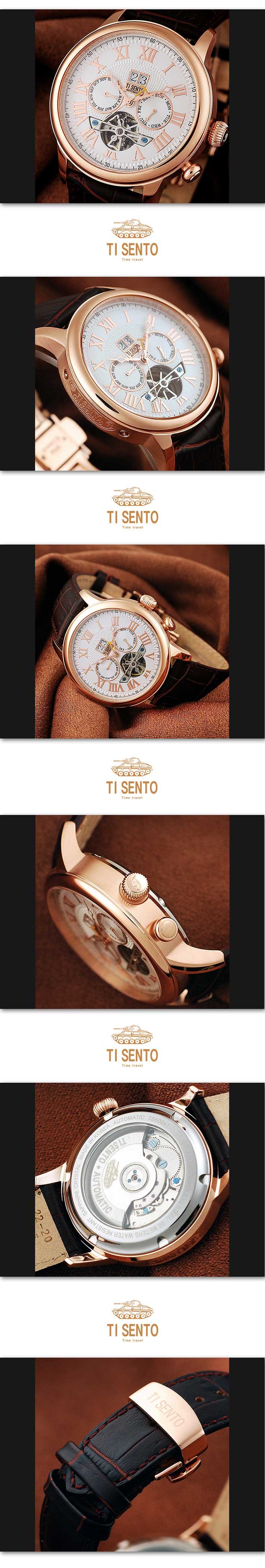 ساعت مچی مردانه تی سنتو TS50041RGW_date