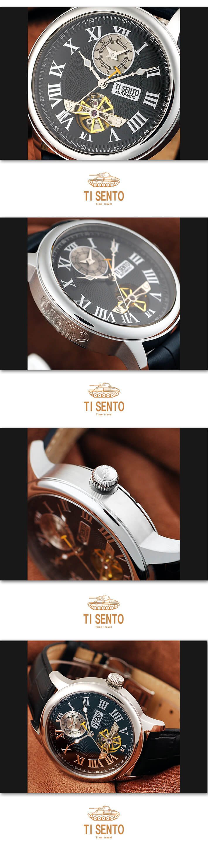 ساعت مچی مردانه تی سنتو TS50041WTB_dual